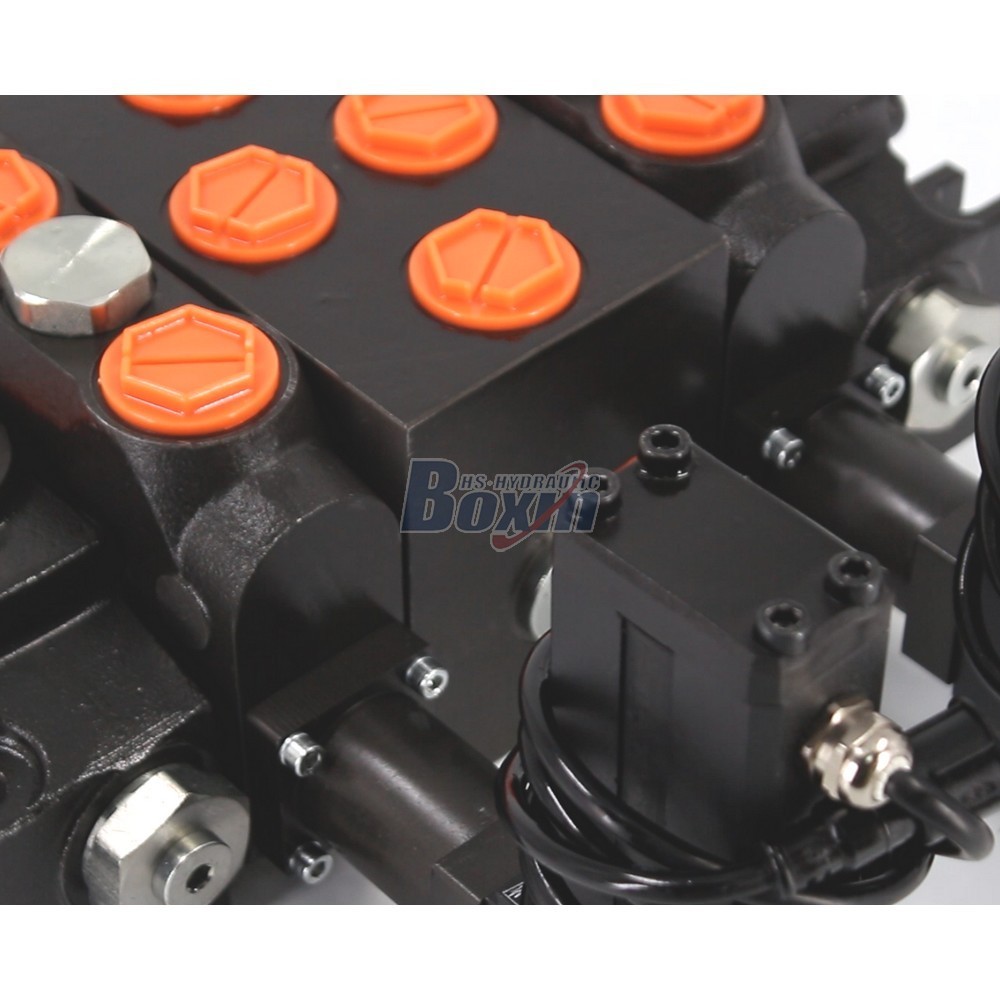 Factory Wholesale DCV200 2 Spool Electric Motor Sectional Directional Valve detail image